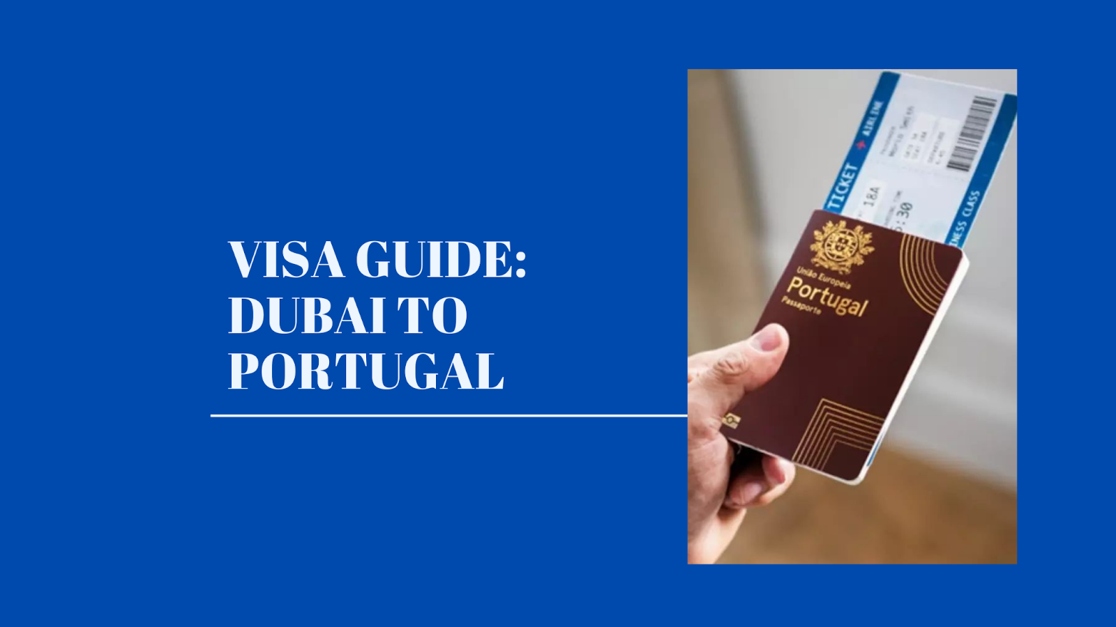 Step-by-Step Guide to Applying for a Portugal Visa from Dubai